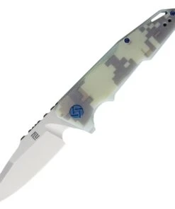 Artisan Cutlery Artisan Predator ATZ1706PCG, 3.74" D2 Steel, Camo G-10 Handle