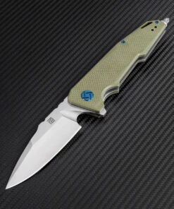 Artisan Cutlery Artisan Predator ATZ1706PGN, 3.74" D2 Steel, OD Green G-10 Handle