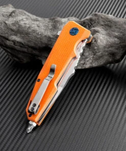 Artisan Cutlery Artisan Predator ATZ1706POE, 3.74" D2 Steel, Orange G-10 Handle -Knifeworks Sales Store atz1706poe 2 86226.1566585984