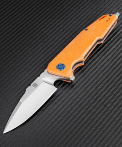 Artisan Cutlery Artisan Predator ATZ1706POE, 3.74" D2 Steel, Orange G-10 Handle