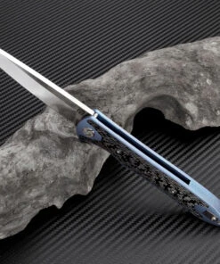 Artisan Cutlery Artisan ATZ1707GBU Shark, 3.94" S35VN Plain Blade, Blue Titanium TC4 Handle -Knifeworks Sales Store atz1707gbu 1 22401.1566586011