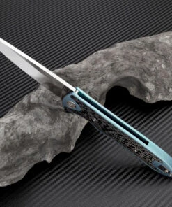 Artisan Cutlery Artisan ATZ1707GGN Shark, 3.94" S35VN Plain Blade, Green Titanium Handle -Knifeworks Sales Store atz1707ggn 1 07080.1566586006