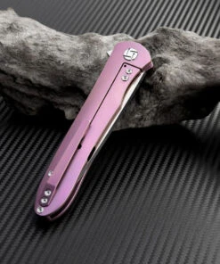 Artisan Cutlery Artisan ATZ1707GRE Shark, 3.94" S35VN Plain Blade, Purple Titanium TC4 Handle -Knifeworks Sales Store atz1707gre 2 64375.1566586004