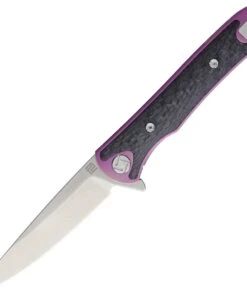 Artisan Cutlery Artisan ATZ1707GRE Shark, 3.94" S35VN Plain Blade, Purple Titanium TC4 Handle