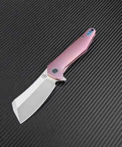 Artisan Cutlery Artisan Osprey ATZ1803GREM, 3.74" M390 Plain Blade, Rose TC4 Titanium Handle
