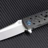 Artisan Cutlery Artisan ATZ1807GBSS Virginia, 3.94" S35VN Plain Blade, Black Carbon Fiber Handle