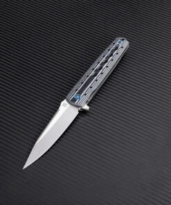 Artisan Cutlery Artisan ATZ1807GBWS Virginia, 3.94" S35VN Plain Blade, Black/White G-10 Handle