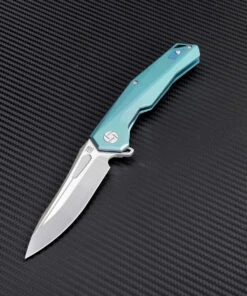 Artisan Cutlery Artisan Zumwalt ATZ1808GGNS, 3.78" S35VN Plain Blade, Green Titanium Handle