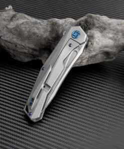 Artisan Cutlery Artisan Zumwalt ATZ1808GGYS, 3.78" S35VN Plain Blade, Gray Titanium Handle -Knifeworks Sales Store atz1808ggy 2 1 71791.1566585983