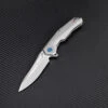 Artisan Cutlery Artisan Zumwalt ATZ1808GGYS, 3.78" S35VN Plain Blade, Gray Titanium Handle