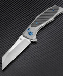 Artisan Cutlery Artisan Falcon ATZ1809GGYM, 3.62" M390 Plain Blade, Gray Carbon Fiber/Titanium Handle 7 Artisan Cutlery Artisan Falcon ATZ1809GGYM, 3.62" M390 Plain Blade, Gray Carbon Fiber/Titanium Handle -Knifeworks Sales Store atz1809ggym 03134.1566586126