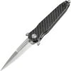 Artisan Cutlery Artisan Hornet ATZ1810PCF, 3.54" D2 Steel Satin Blade, Carbon Fiber Handle
