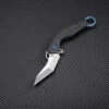 Artisan Cutlery Artisan Cobra ATZ1811GBUS, 3.15" S35VN Plain Blade, Blue Carbon Fiber Handle