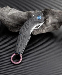 Artisan Cutlery Artisan Cobra ATZ1811GREM, 3.15" M390 Plain Blade, Rose Carbon Fiber Handle 6 Artisan Cutlery Artisan Cobra ATZ1811GREM, 3.15" M390 Plain Blade, Rose Carbon Fiber Handle -Knifeworks Sales Store atz1811grem 2 65514.1566586063