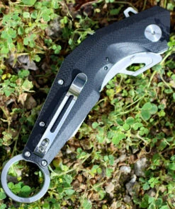 Artisan Cutlery Artisan Cobra ATZ1811PBKC, 3" D2 Plain Blade, Curved Black G-10 Handle -Knifeworks Sales Store atz1811pbkc.2 87234.1566586053