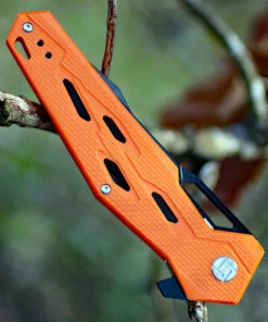 Artisan Cutlery Artisan Interceptor ATZ1812PBOE, 3.54" D2 Black Tanto Blade, Orange G10 Handle -Knifeworks Sales Store atz1812pboe 1 57683.1566586091