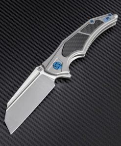 Artisan Cutlery Artisan Apache ATZ1813GGYM, 3.82" M390 Plain Blade, Gray Titanium/Carbon Fiber Handle 7 Artisan Cutlery Artisan Apache ATZ1813GGYM, 3.82" M390 Plain Blade, Gray Titanium/Carbon Fiber Handle -Knifeworks Sales Store atz1813ggym 90022.1566586055