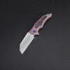 Artisan Cutlery Artisan Apache ATZ1813GRES, 3.82" S35VN Plain Blade, Rose Titanium/Carbon Fiber Handle