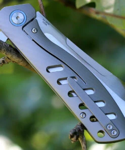 Artisan Cutlery Artisan Tomahawk ATZ1815GGYS, 3.75" S35VN Plain Blade, Gray Titanium Handle -Knifeworks Sales Store atz1815ggys.2 76923.1566585994