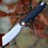 Artisan Cutlery Artisan Tomahawk ATZ1815PSBKC, 2.36" D2 Steel Tanto Blade, Black G10 Handle-Curve