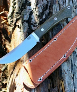 Bark River Knives Bark River 02145MGC Classic Trailing Point Hunter, 4.5" CPM 154 Plain Blade, Green Canvas Micarta Handle 9 Bark River Knives Bark River 02145MGC Classic Trailing Point Hunter, 4.5" CPM 154 Plain Blade, Green Canvas Micarta Handle -Knifeworks Sales Store ba02145mgc 1 60961.1566586106