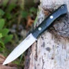 Bark River Knives Bark River 06115MBC Aurora, 4.75" A-2 Plain Blade, Black Micarta Handle