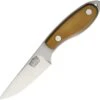 Bark River Knives Bark River 07072MNC Caper Necker, 3.1" CPM-20CV Plain Blade, Natural Canvas Micarta Handle