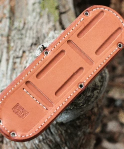 Bark River Knives Bark River Bravo 1.25 Rampless - Green Micarta (5" A2) 07-115-M-GCR -Knifeworks Sales Store ba07115 sheath.1 99148.1630590399