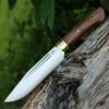 Bark River Knives Bark River 10114MNC Vidarr, 6.4" A-2 Plain Blade, Natural Canvas Micarta Handle