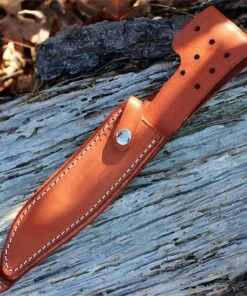 Blackjack Classic Knives BlackJack Classic Blade, BCB7DMNC, Model 1-7, Damascus Blade, Natural Canvas Micarta Handles -Knifeworks Sales Store bcb7sheath.2 22606.1566585886