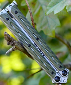 Bradley Cutlery Bradley Kimura BCC901, 3.6" 154CM Spear Point Blade, OD Green G-10 Handles -Knifeworks Sales Store bcc901 1 42010.1566586061