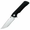 Bestech Paladin BG13A-1, 3.54" D2 Steel Stonewash Plain Blade, Black G-10 Handle