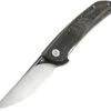 Bestech Knives Swift Linerlock G30B2, 3.5" D2 Satin/Black Plain Blade, Black Micarta Handle