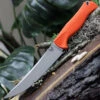 Benchmade Knives Benchmade 15500 Meatcrafter, 6.09" CPM-154 Plain Blade, Orange Santoprene Handle
