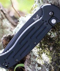 Benchmade Knives Benchmade AFO II Auto 9051SBK, 3.56 154CM Stainless Blade, Aluminum Handle, Black Combo Edge -Knifeworks Sales Store bm9051sbk.3 29882.1634653335