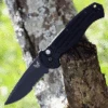 Benchmade Knives Benchmade AFO II Auto 9051SBK, 3.56 154CM Stainless Blade, Aluminum Handle, Black Combo Edge