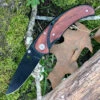 Browning Knives Browning Black/Cocobolo Framelock, 3.5" Black Stainless Plain Blade, Cocobolo Handle