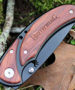 Browning Knives Browning Black/Cocobolo Framelock, 3.5" Black Stainless Plain Blade, Cocobolo Handle -Knifeworks Sales Store br068.3 82816.1566585973
