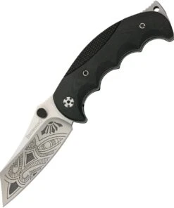 Browning Knives Browning Black Label Wihong Signature Folder, 3.75" 7Cr17Mov Plain Blade, G-10 Handle