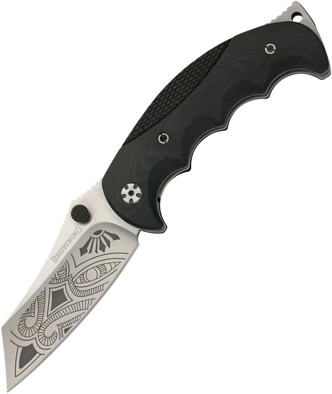 Browning Knives Browning Black Label Wihong Signature Folder, 3.75" 7Cr17Mov Plain Blade, G-10 Handle 1 Browning Knives Browning Black Label Wihong Signature Folder, 3.75" 7Cr17Mov Plain Blade, G-10 Handle