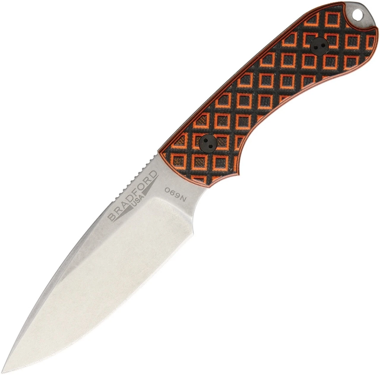 Bradford Guardian3, 3.5" N690 Plain Blade, Tiger Stripe G-10 Handle 1 Bradford Guardian3, 3.5" N690 Plain Blade, Tiger Stripe G-10 Handle