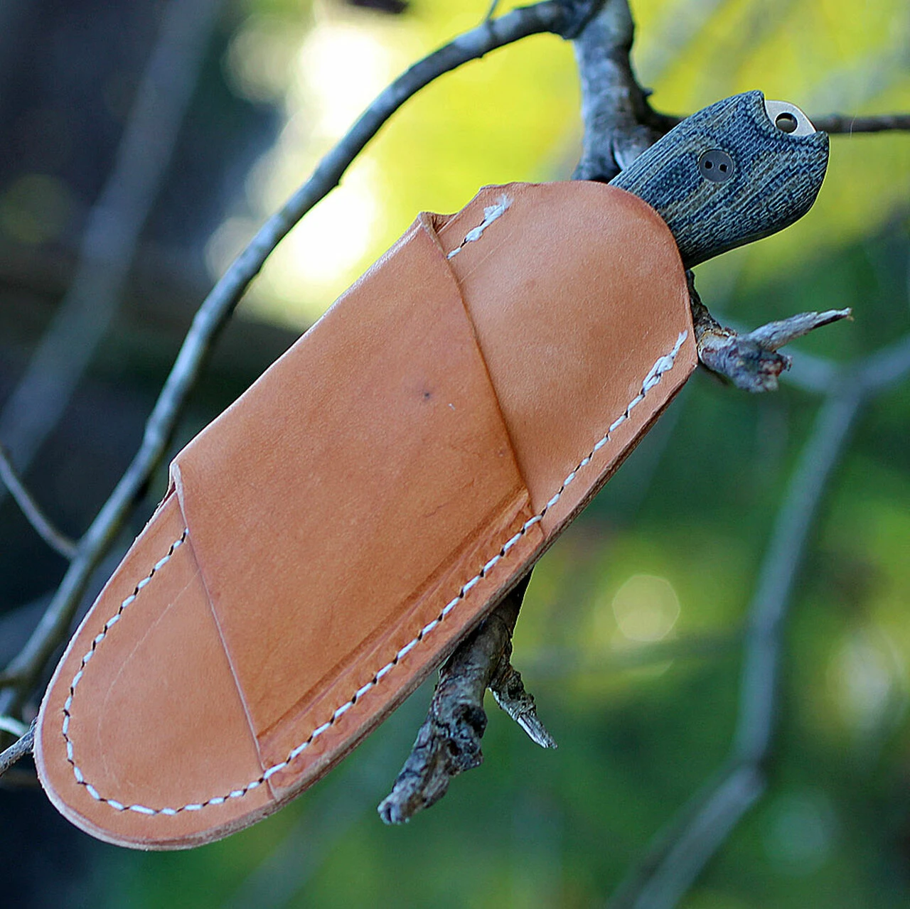 Bradford Guardian3 3D, 3.5" N690 Plain Blade, Green Micarta Handle 4 Bradford Guardian3 3D, 3.5" N690 Plain Blade, Green Micarta Handle - Image 4