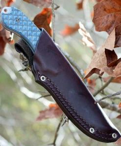 Bradford Guardian4, 4.625" N690 Plain Blade, Blue/Black G-10 Handle -Knifeworks Sales Store brad4fe013.2 32554.1566585953