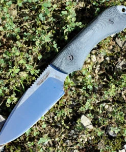 Bradford Guardian4 3D, 4.625" N690 Plain Blade, Black Micarta Handle