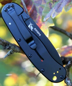 BRK Avispa Folder, Orange Nylon handles, Black AUS-8 Blade, Plain Edge, Design by Esee Knives 4 BRK Avispa Folder, Orange Nylon handles, Black AUS-8 Blade, Plain Edge, Design by Esee Knives -Knifeworks Sales Store brk1301orb.2 21462.1566585837