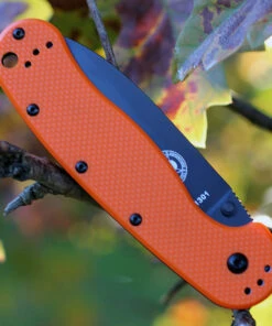 BRK Avispa Folder, Orange Nylon handles, Black AUS-8 Blade, Plain Edge, Design by Esee Knives 5 BRK Avispa Folder, Orange Nylon handles, Black AUS-8 Blade, Plain Edge, Design by Esee Knives -Knifeworks Sales Store brk1301orb 59164.1566585838