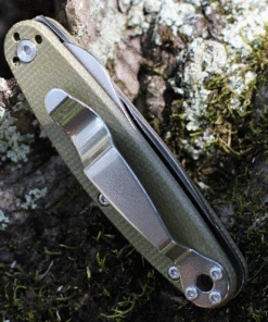 ESEE Knives BRK Churp by ESEE - Green Micarta (2.7" D2 Satin) BRKC1 -Knifeworks Sales Store brkc1.2 12876.1629899291