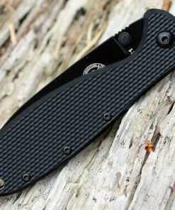 BRK Zancudo BRKR2B, 2.94", Drop Point, Black EDP Coated D2 Steel, Design by Esee Knives, Black Nylon handles -Knifeworks Sales Store brkr2b.2 68845.1566585908