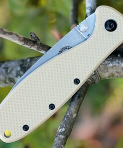 BRK Zancudo BRKR2DT, 2.94", Stonewash D2 Steel, Desert Tan Nylon handles, Design by Esee Knives, -Knifeworks Sales Store brkr2dt.2 18874.1566585902