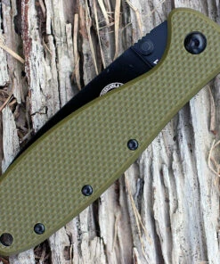 BRK Zancudo BRKR2ODB, 2.94",OD Green Nylon handles, Black EDP Coated D2 Steel, Drop Point, Design by Esee Knives, -Knifeworks Sales Store brkr2odb.2 08150.1566585904